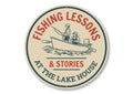 Fishing Lessons Sign