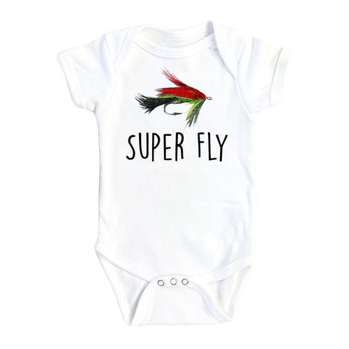 Fly Fishing - Baby Boy Girl Clothes Infant Bodysuit Funny Cute Newborn